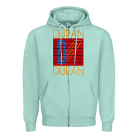 Seafoam Dürän dürän 01 Zipper Hoodie - linhVisuals