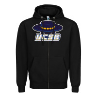 Black uc santa barbara gauchos Zipper Hoodie - linhVisuals