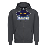 Smoke uc santa barbara gauchos Zipper Hoodie - linhVisuals
