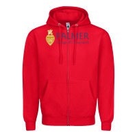 Red college of chiropractic Zipper Hoodie - linhVisuals