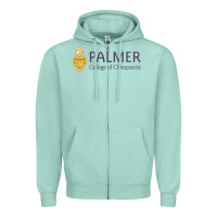 Seafoam college of chiropractic Zipper Hoodie - linhVisuals
