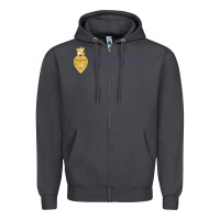 Smoke college of chiropractic Zipper Hoodie - linhVisuals