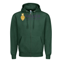 Sports Green college of chiropractic Zipper Hoodie - linhVisuals