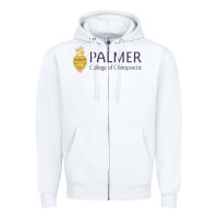 White college of chiropractic Zipper Hoodie - linhVisuals