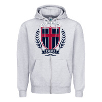 Heather Grey db Zipper Hoodie - linhVisuals
