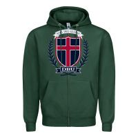 Sports Green db Zipper Hoodie - linhVisuals