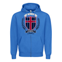 True Royal db Zipper Hoodie - linhVisuals