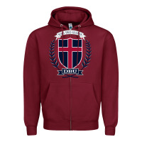 Burgundy db Zipper Hoodie - linhVisuals