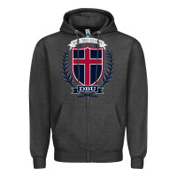 Charcoal Heather db Zipper Hoodie - linhVisuals