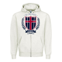 Oatmeal Heather db Zipper Hoodie - linhVisuals