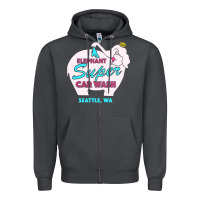 Smoke pink elephant car wash Zipper Hoodie - linhVisuals