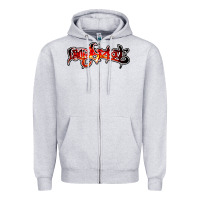 Heather Grey limp bizkit 01 Zipper Hoodie - linhVisuals