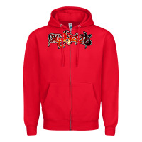 Red limp bizkit 01 Zipper Hoodie - linhVisuals