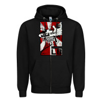 Black limp bizkit 23 Zipper Hoodie - linhVisuals