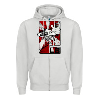Dove Grey limp bizkit 23 Zipper Hoodie - linhVisuals