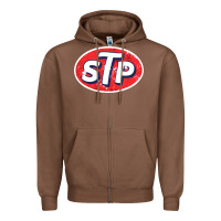 Chestnut stp Zipper Hoodie - linhVisuals
