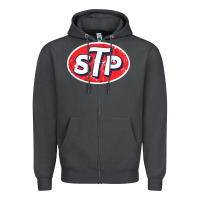 Smoke stp Zipper Hoodie - linhVisuals