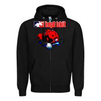 Black limp bizkit 35 Zipper Hoodie - linhVisuals
