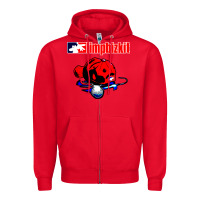 Red limp bizkit 35 Zipper Hoodie - linhVisuals