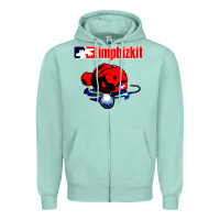 Seafoam limp bizkit 35 Zipper Hoodie - linhVisuals