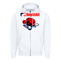 White limp bizkit 35 Zipper Hoodie - linhVisuals