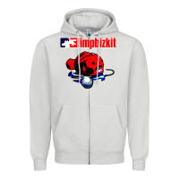Dove Grey limp bizkit 35 Zipper Hoodie - linhVisuals