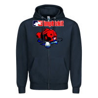 Navy limp bizkit 35 Zipper Hoodie - linhVisuals