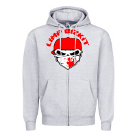 Heather Grey limp bizkit 28 Zipper Hoodie - linhVisuals