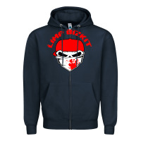 Navy limp bizkit 28 Zipper Hoodie - linhVisuals