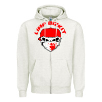 Oatmeal Heather limp bizkit 28 Zipper Hoodie - linhVisuals