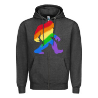 Bigfoot T  Shirt Rainbow Bigfoot T  Shirt Zipper Hoodie | Teevron