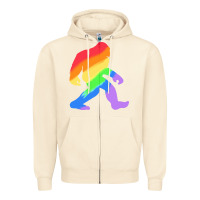 Sandshell bigfoot t  shirt rainbow bigfoot t  shirt Zipper Hoodie - linhVisuals