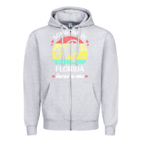 Heather Grey someone in florida loves me t  shirt someone in florida loves me funny Zipper Hoodie - linhVisuals