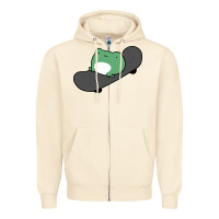 Sandshell skateboarding frog Zipper Hoodie - linhVisuals