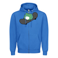 True Royal skateboarding frog Zipper Hoodie - linhVisuals