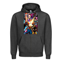 Charcoal Heather x men 3 Zipper Hoodie - linhVisuals
