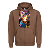 Chestnut x men 3 Zipper Hoodie - linhVisuals