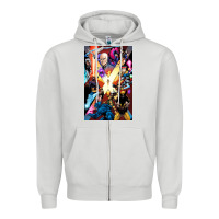 Dove Grey x men 3 Zipper Hoodie - linhVisuals