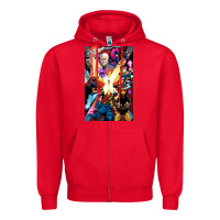 Red x men 3 Zipper Hoodie - linhVisuals