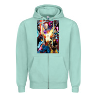 Seafoam x men 3 Zipper Hoodie - linhVisuals