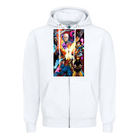 White x men 3 Zipper Hoodie - linhVisuals