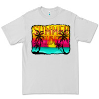 Dove Grey summer vibes Premium Tee - CowCowDesign