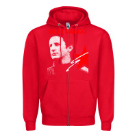 Red billy bragg müsic Zipper Hoodie - linhVisuals