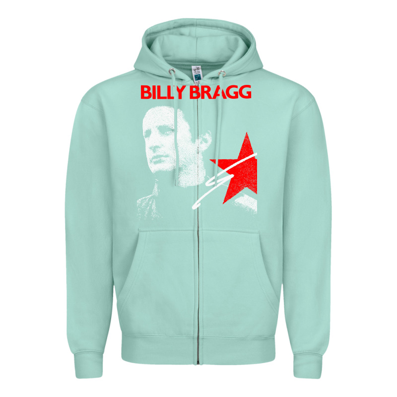 Billy Bragg Müsic Zipper Hoodie by linhVisuals | Teevron