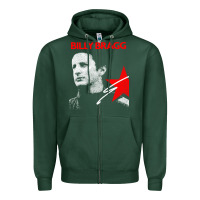 Sports Green billy bragg müsic Zipper Hoodie - linhVisuals