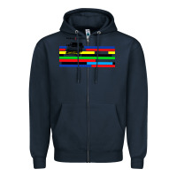 Navy billy bragg müsic Zipper Hoodie - linhVisuals