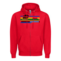 Red billy bragg müsic Zipper Hoodie - linhVisuals