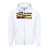 White billy bragg müsic Zipper Hoodie - linhVisuals