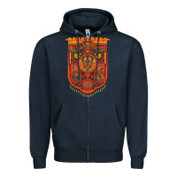 Navy billy bragg müsic Zipper Hoodie - linhVisuals