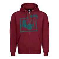 Burgundy chet faker müsic Zipper Hoodie - linhVisuals